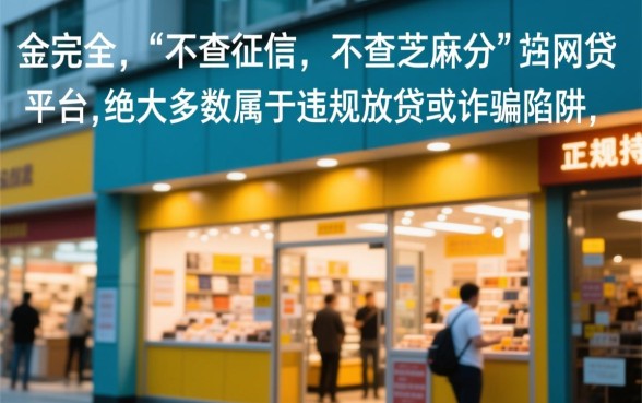 真的有不查征信不查芝麻分的网贷平台吗