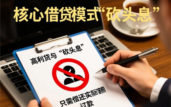 借3000到账2100算高利贷吗