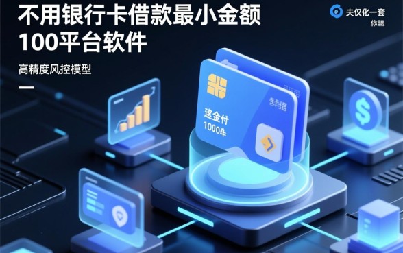 不用银行卡借款最小金额100平台软件有哪些