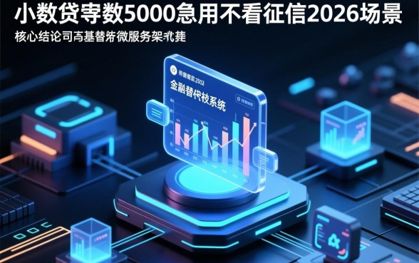 小额贷款3000急用不看征信2026,哪里可以申请? 小额贷款3000急用不看征信2026