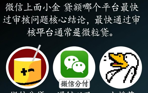 微信小额贷款哪个好,微信上面小额贷款哪个平台最快通过审核 微信上面小额贷款哪个平台最快通过审核