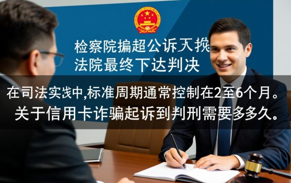 信用卡诈骗起诉到判刑需要多久,一般多久能结案? 信用卡诈骗起诉到判刑需要多久