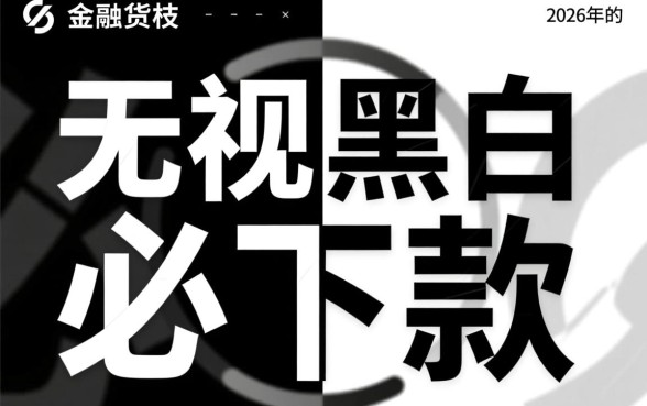 2026无视黑白必下款的新口子是什么