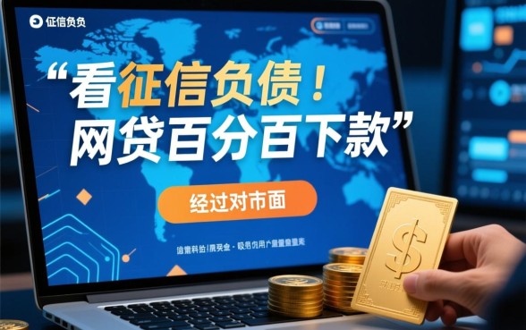 不看征信负债的网贷百分百下款是真的吗