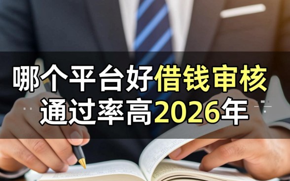 哪个平台好借钱审核通过率高2026年