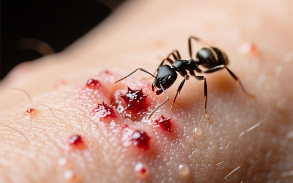 像蚂蚁咬的口子是什么病症