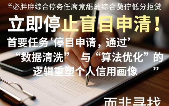 综合信用分不好下款怎么处理