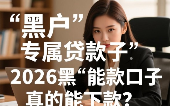 2026黑户能下款的口子真的能下款吗