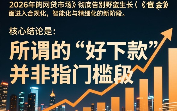 2026年好下款的网贷有哪些口子大神,2026年网贷哪个容易过? 2026年好下款的网贷有哪些口子大神