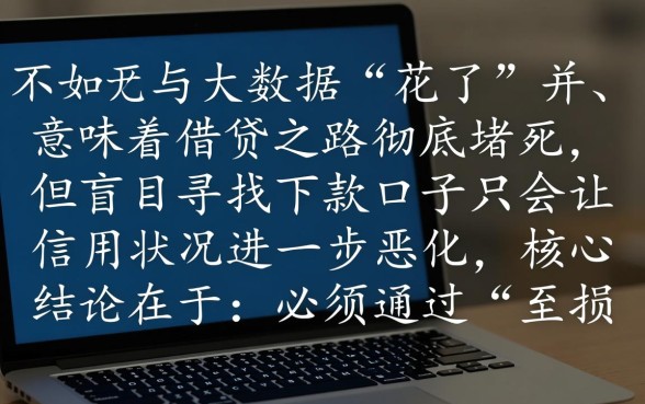 征信花大数据花了能下款吗,2026年有哪些借钱口子 征信花大数据花了能下款吗