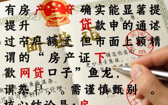 房产证网贷口子能贷款吗,房产证下款是真的吗 房产证网贷口子能贷款吗