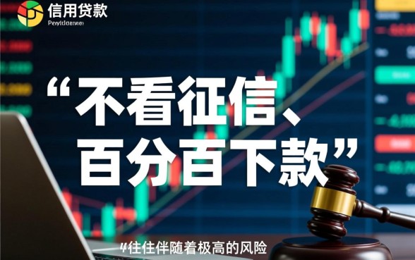 有没有不看个人征信的万无抵押贷款方案