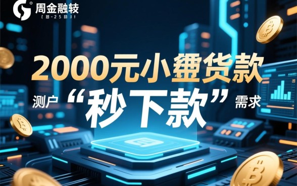 2000元小额贷款怎么申请能秒下款 2000元小额贷款怎么申请能秒下款