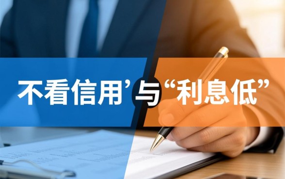 不看征信利息低的平台有哪些