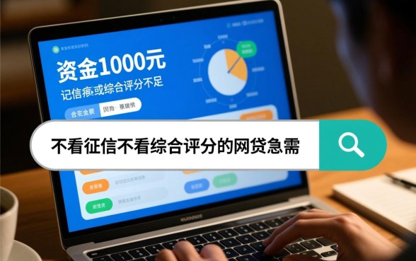 不看征信网贷急需1000能下款吗?哪里可以借到不看综合评分的? 不看征信网贷急需1000能下款吗
