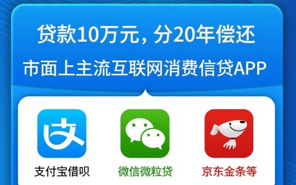 什么APP可以贷款10万分20年还,哪个APP利息低 什么APP可以贷款10万分20年还