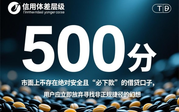 芝麻分500分必下款的口子2026是真的吗