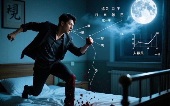 梦见一男的追打两口子自己被打下了