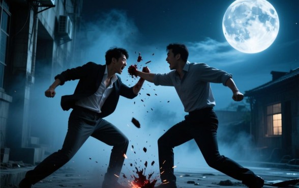 梦见一男的追打两口子自己被打下了