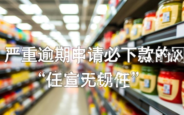 严重逾期申请必下款的网贷是什么