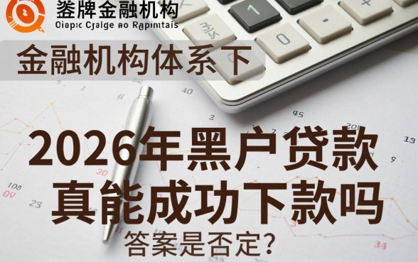 2026年黑户贷款真的能成功下款吗