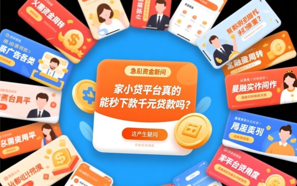 家小贷平台真的能秒下款千元贷款吗,正规吗 家小贷平台真的能秒下款千元贷款吗