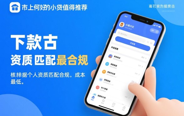 市面上有哪些好下款的小贷值得推荐