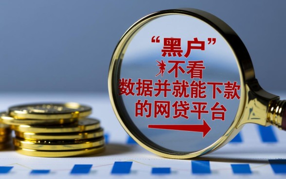 黑户不看大数据就能下款的网贷平台是真的吗
