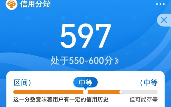 芝麻信用597可以贷哪个软件的钱