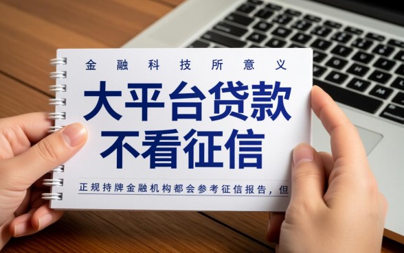 大平台贷款不看征信的有哪些平台呢,正规不看征信贷款有哪些 大平台贷款不看征信的有哪些平台呢