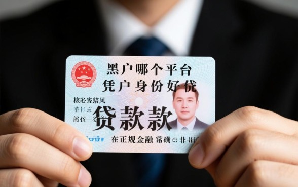 黑户哪个平台凭身份证贷款好贷一点,黑户凭身份证能下款吗 黑户哪个平台凭身份证贷款好贷一点