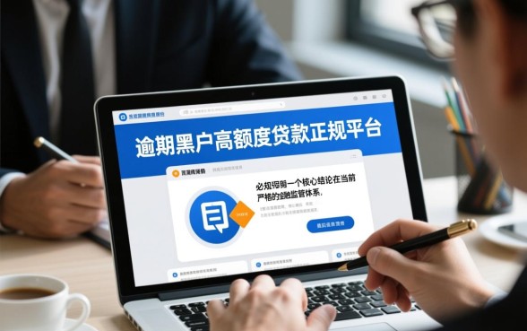 征信黑户逾期怎么借高额度贷款