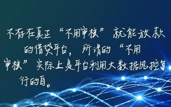 什么平台借钱不用审核就能通过审核