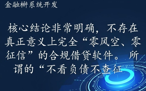 有哪些不看负债不查征信的网贷软件