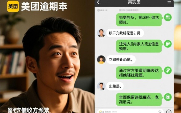 美团逾期天天发信息给家人怎么办