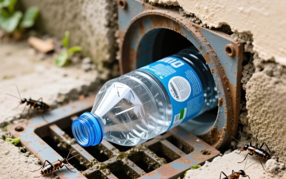 怎么用瓶子做下水道的口子