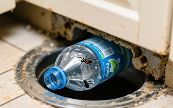 怎么用瓶子做下水道的口子