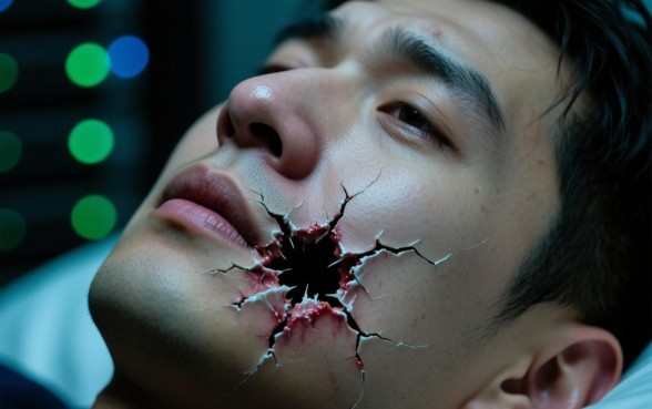 梦见鼻子下边脸皮裂开