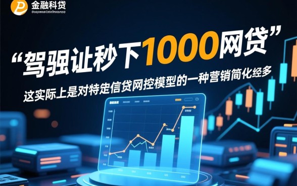 有驾驶证秒下1000网贷是真的吗