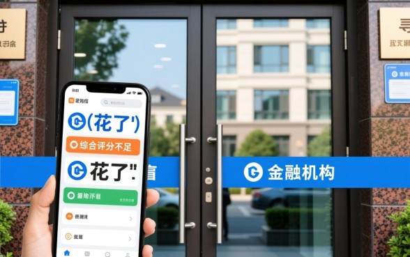 征信花了综合评分不足在哪能借到钱