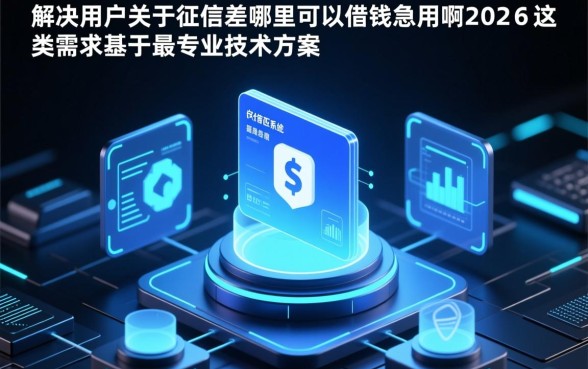 征信差哪里可以借钱急用啊