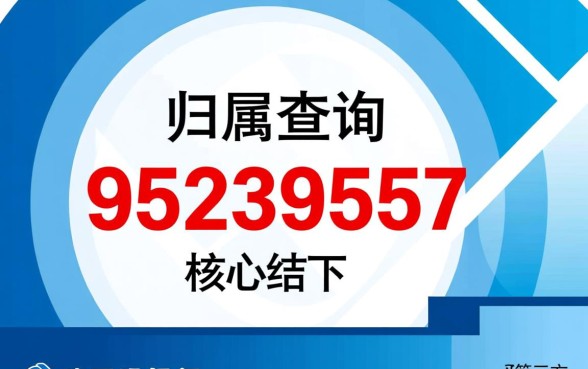 95239557开头的是哪家催收