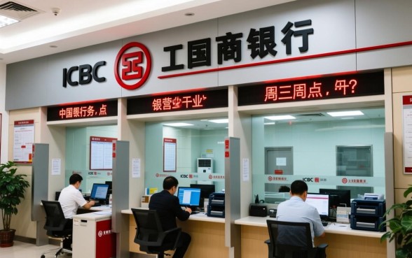 工商银行周一到周五中午几点上班