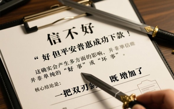 征信不好平安普惠下款了有影响吗