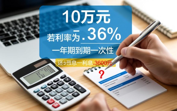 6贷款10万利息是多少