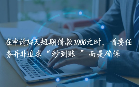 14天短期借款1000元怎么申请