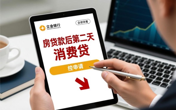 房贷放款后第二天就借消费贷可以吗