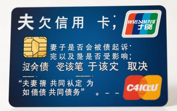 丈夫欠信用卡能起诉妻子吗