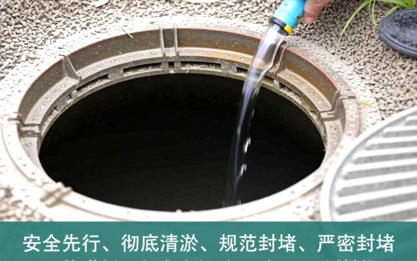 下水道打开的口子怎么处理