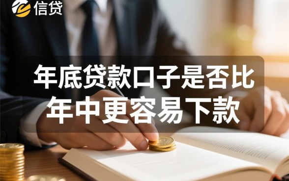 年底贷款口子是不是比年中容易下款